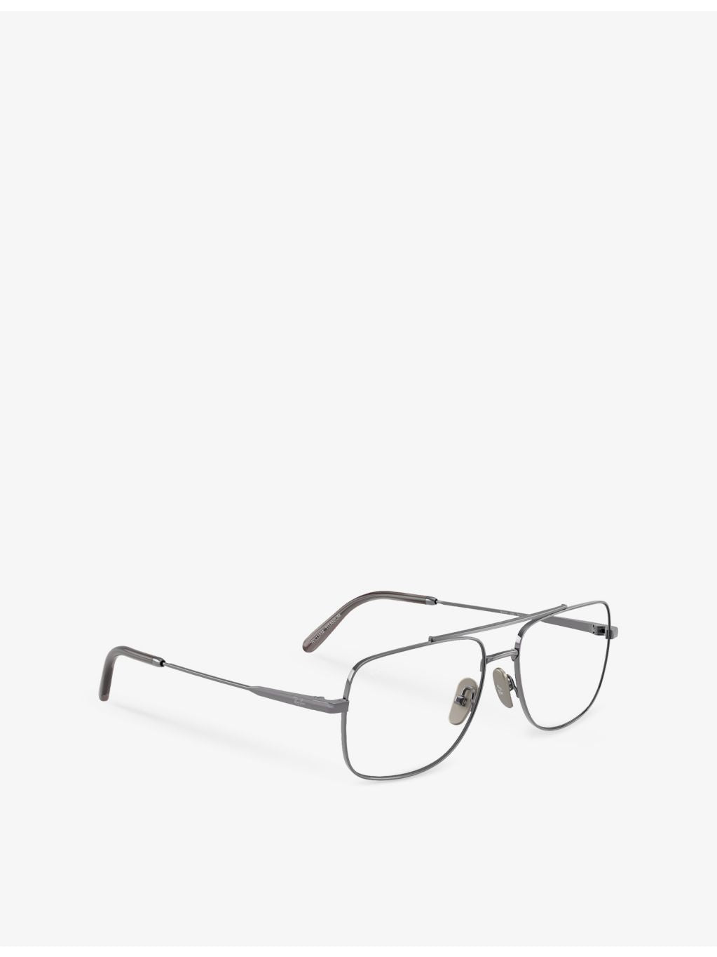 Ray-Ban square-frame titanium optical glasses 56mm, UK version