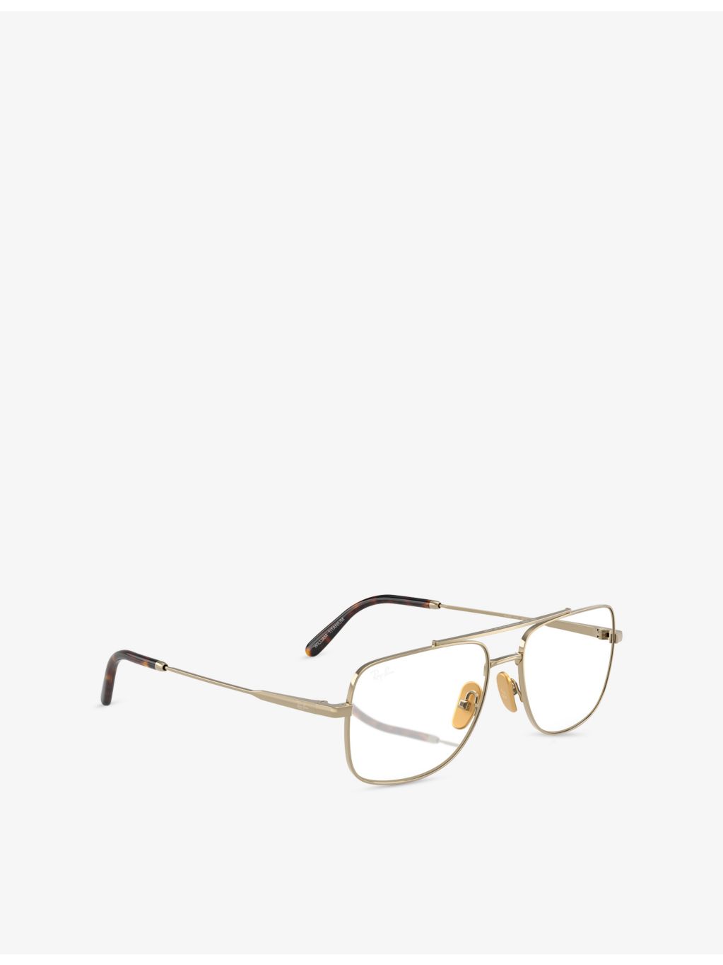 Ray-Ban RX8797 titanium rectangle sunglasses, UK version