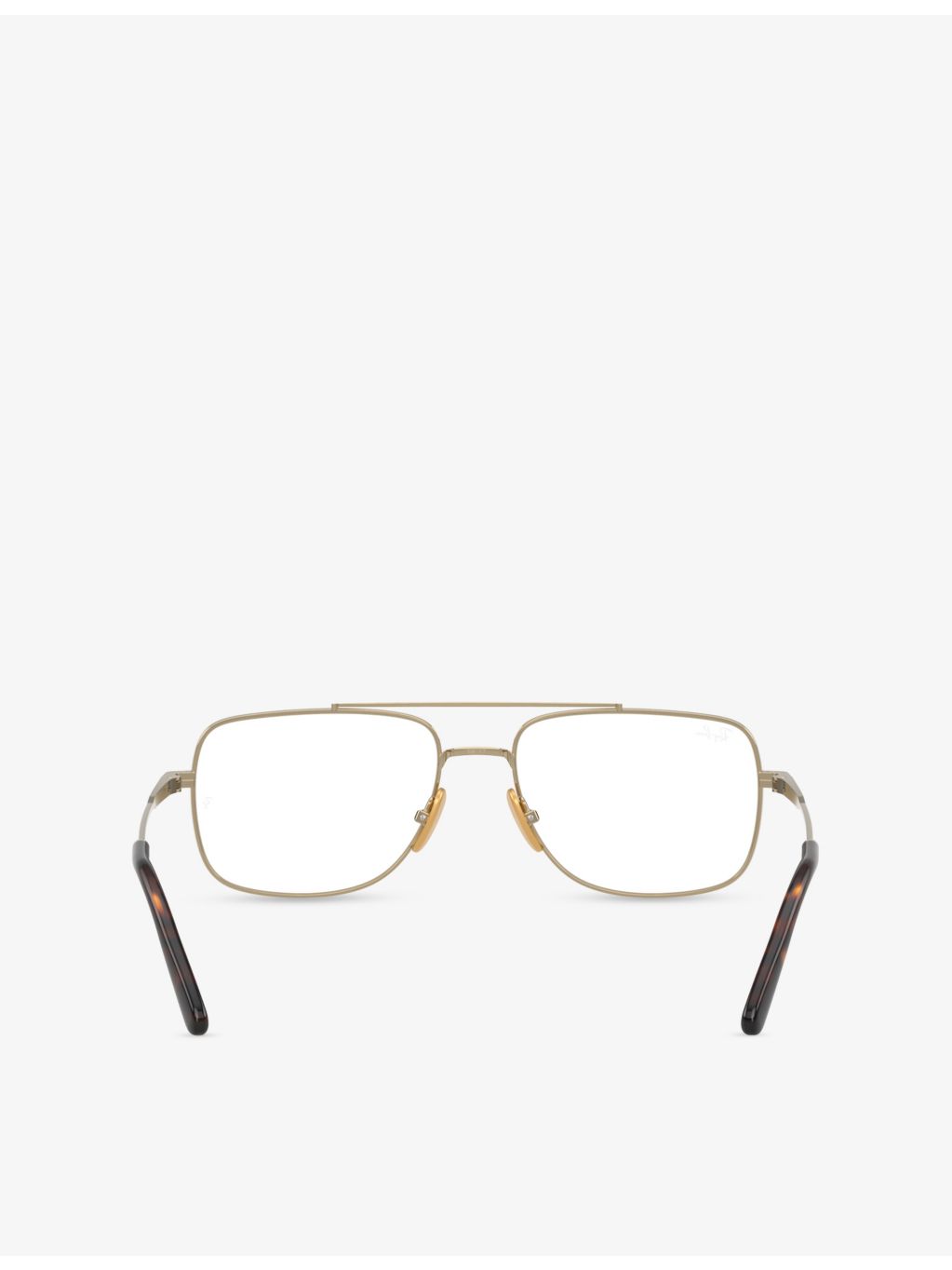 Ray-Ban RX8797 titanium rectangle sunglasses, UK version