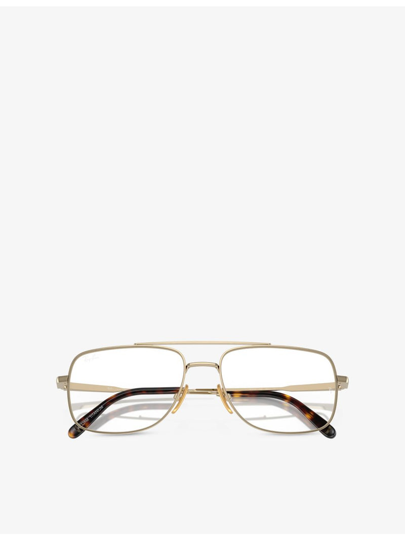 Ray-Ban RX8797 titanium rectangle sunglasses, UK version