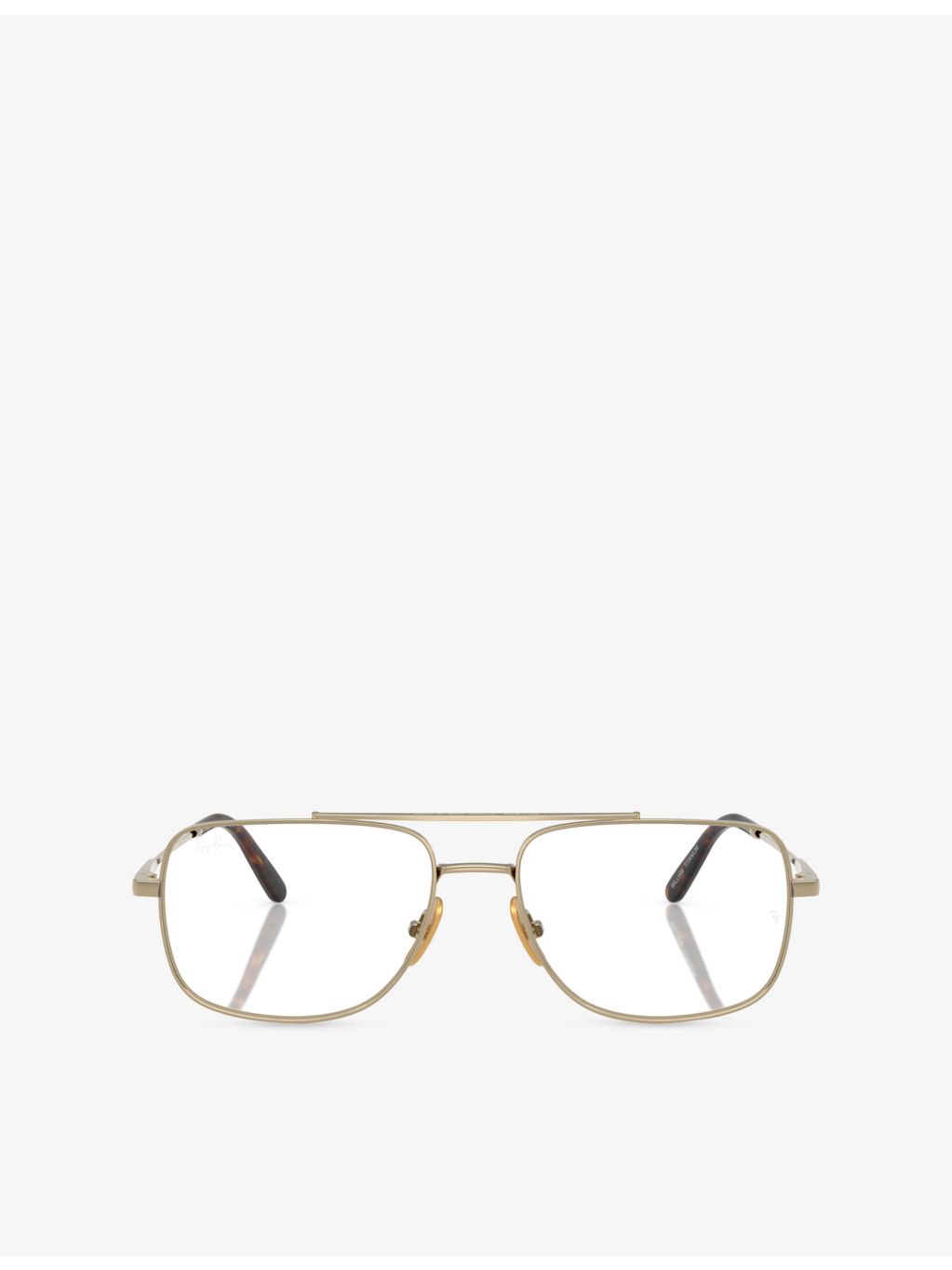 Ray-Ban RX8797 titanium rectangle sunglasses, UK version