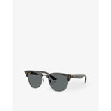 Ray-Ban Clubmaster Reverse square-frame acetate sunglasses, UK version