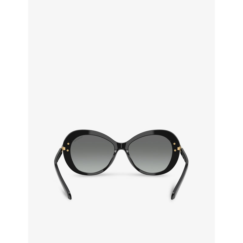 Swarovski SK6026 butterfly crystal-pave acetate sunglasses - British product