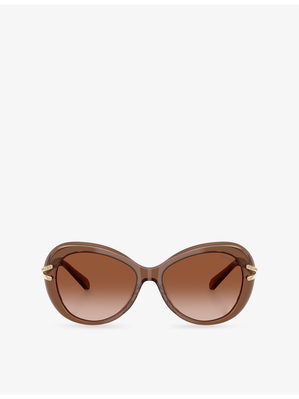 Swarovski SK6026 butterfly crystal-pave acetate sunglasses - British product