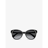 Swarovski SK6031 butterfly sunglasses with gradient lenses, imported from the UK