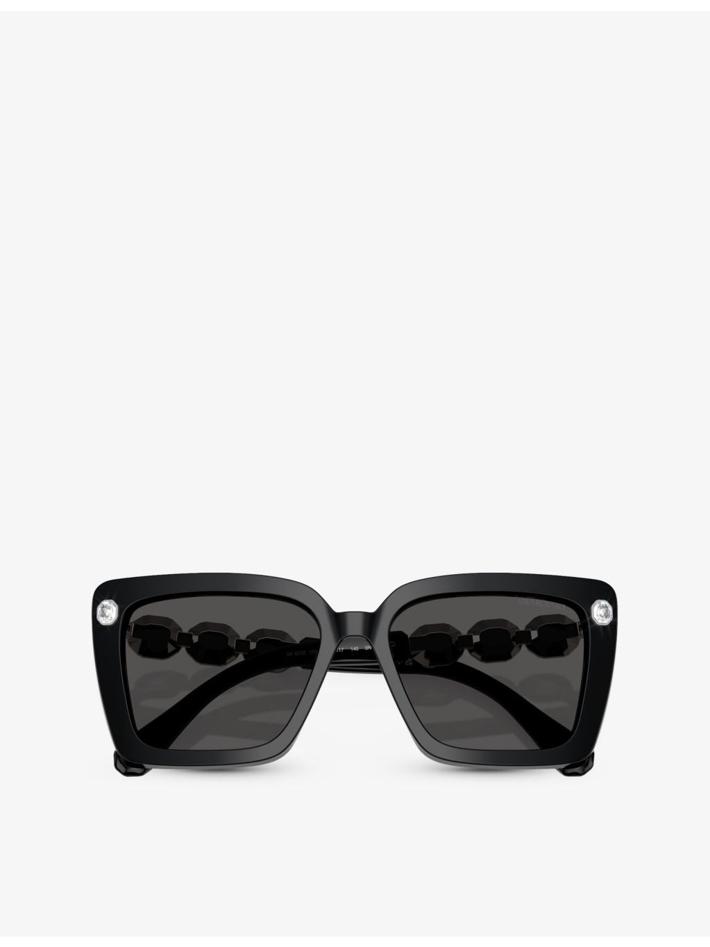 Square acetate Swarovski crystal sunglasses SK6032 (British brand)