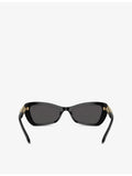 Swarovski SK6033 irregular-frame acetate sunglasses, UK version