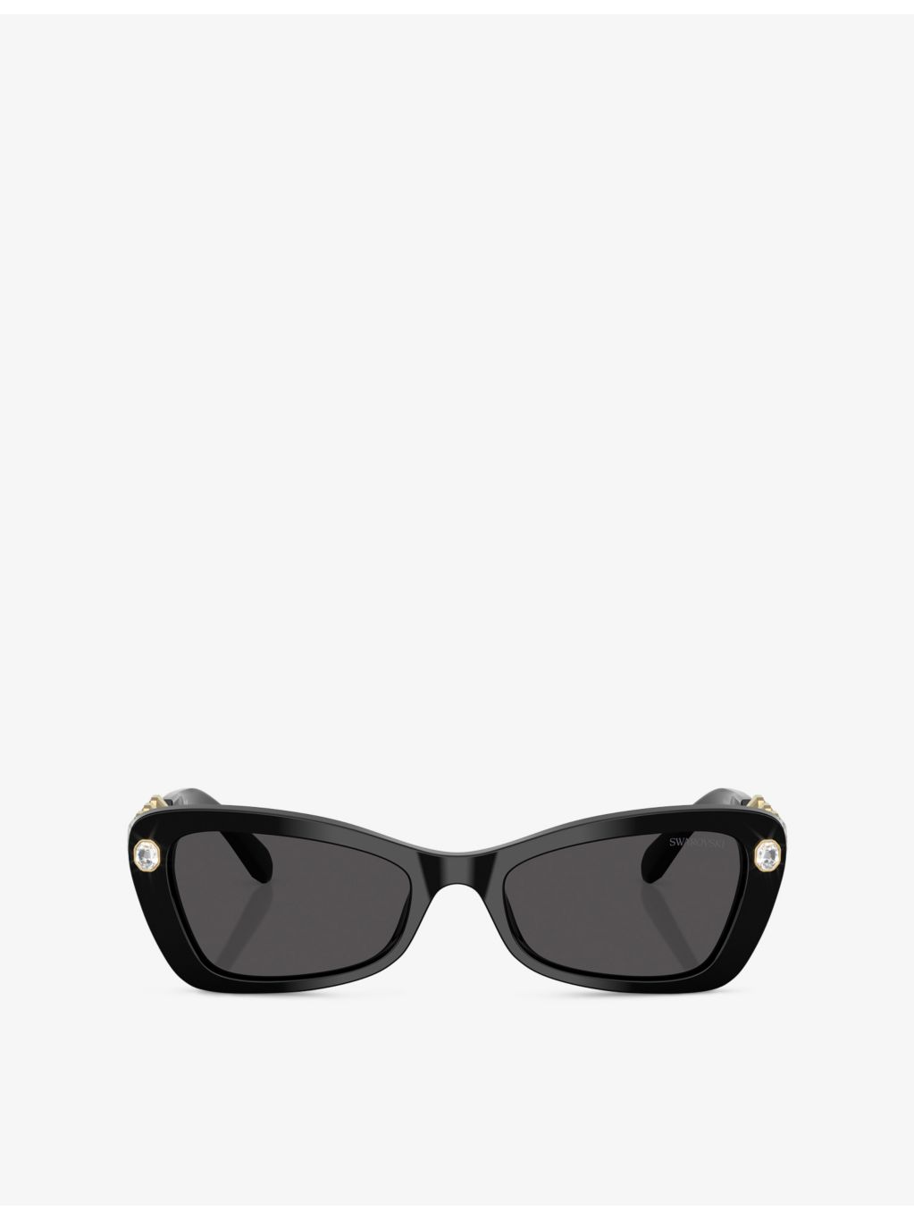 Swarovski SK6033 irregular-frame acetate sunglasses, UK version