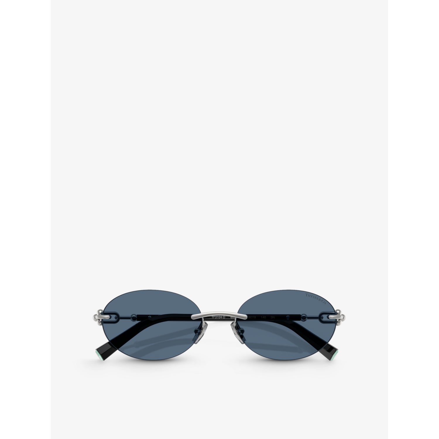Tiffany & Co metal sunglasses TF3104D oval frame - British product