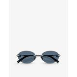 Tiffany & Co metal sunglasses TF3104D oval frame - British product