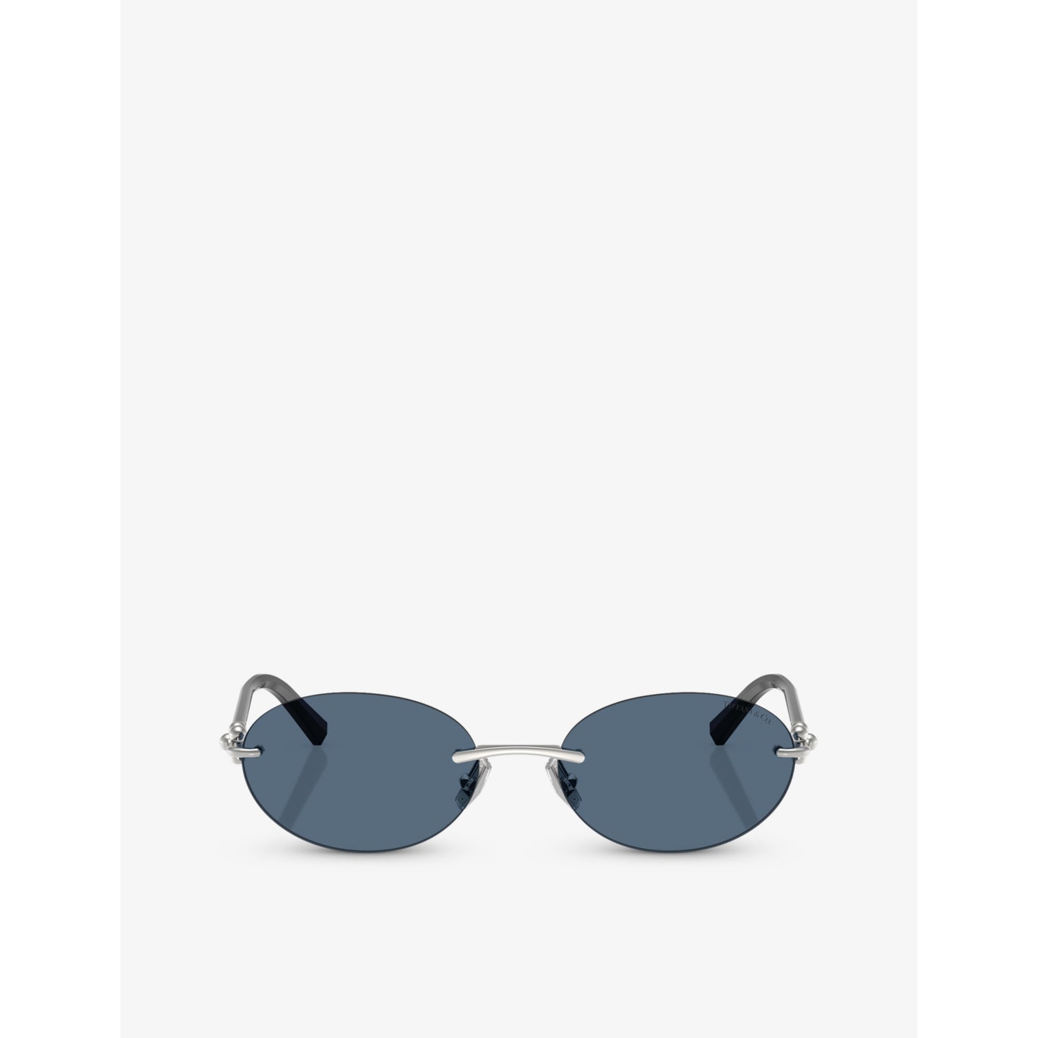 Tiffany & Co metal sunglasses TF3104D oval frame - British product