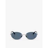 Tiffany & Co metal sunglasses TF3104D oval frame - British product