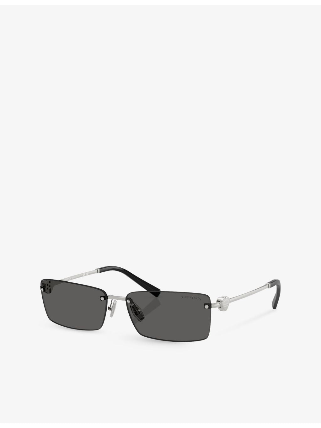 Tiffany & Co TF3108B metal rectangle sunglasses (British brand)