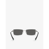 Tiffany & Co TF3108B metal rectangle sunglasses (British brand)