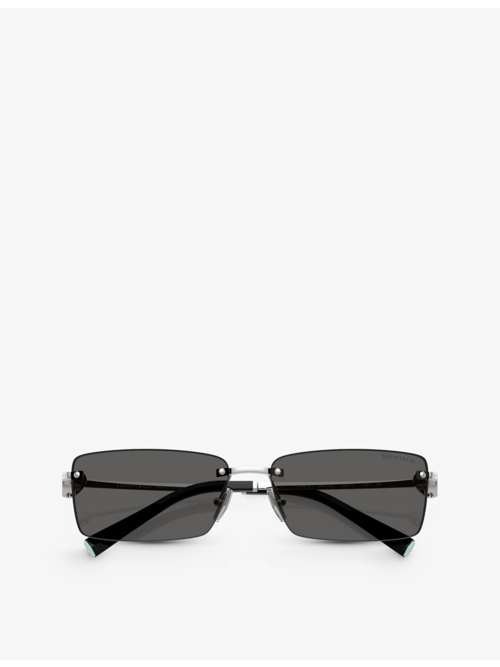 Tiffany & Co TF3108B metal rectangle sunglasses (British brand)