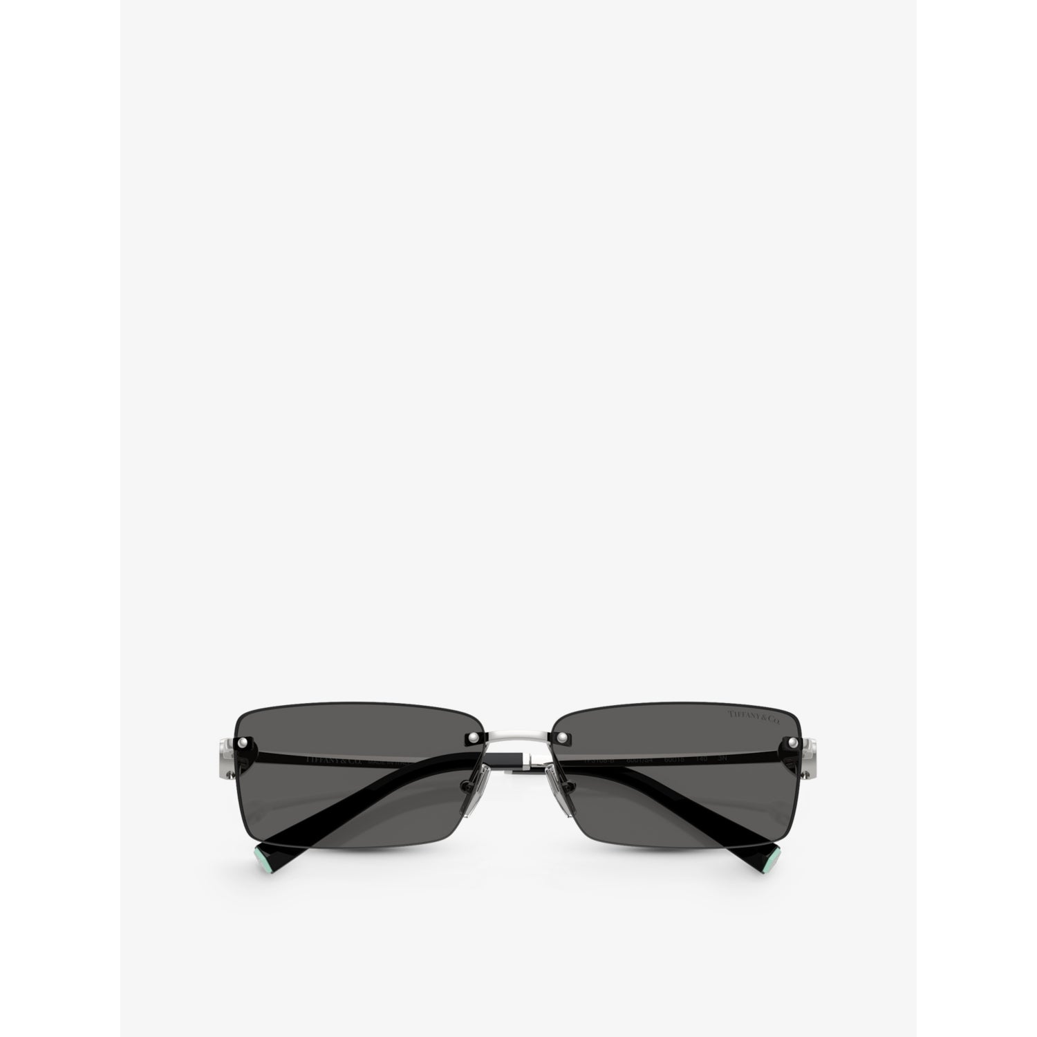 Tiffany & Co TF3108B metal rectangle sunglasses (British brand)