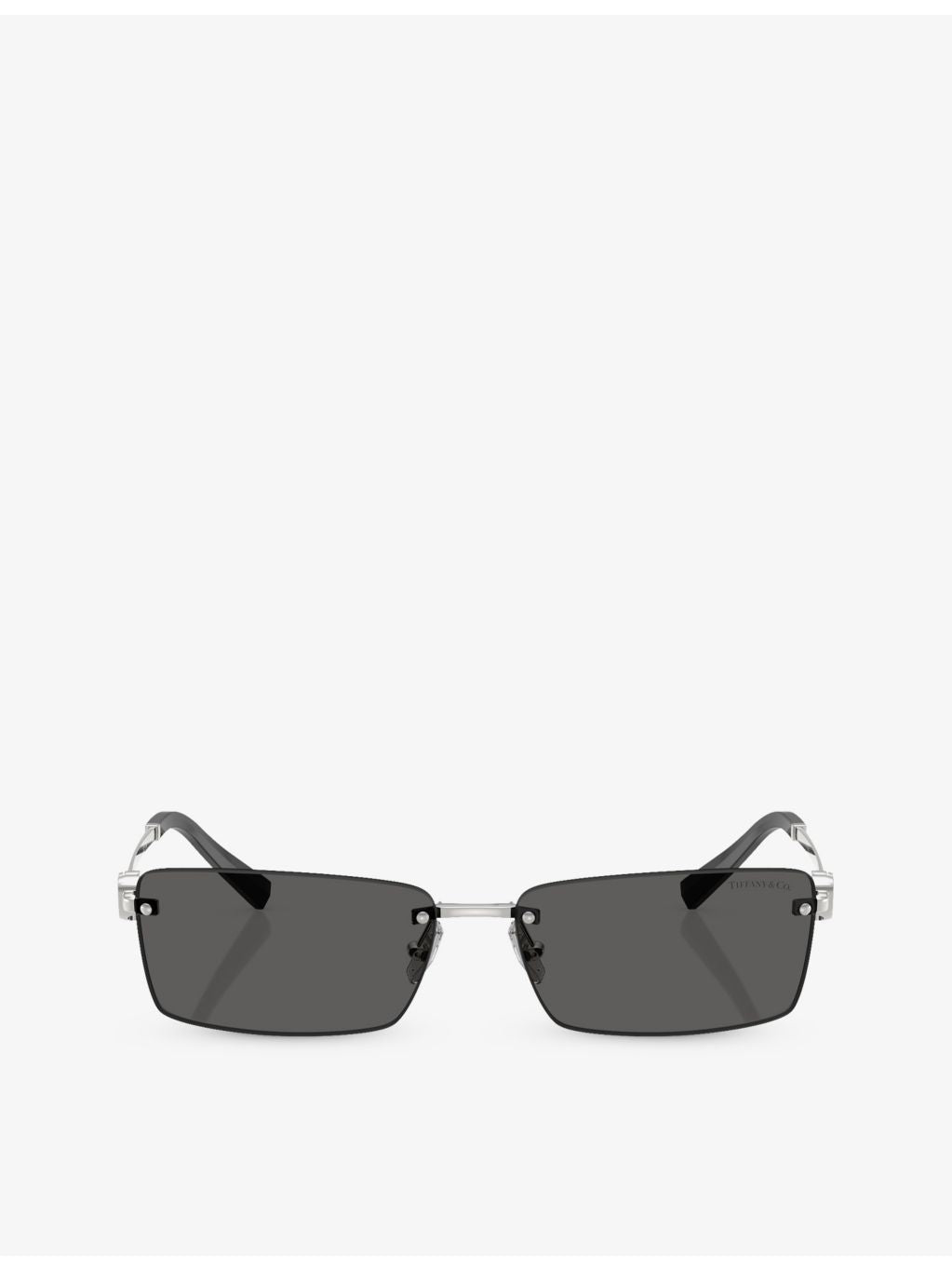 Tiffany & Co TF3108B metal rectangle sunglasses (British brand)