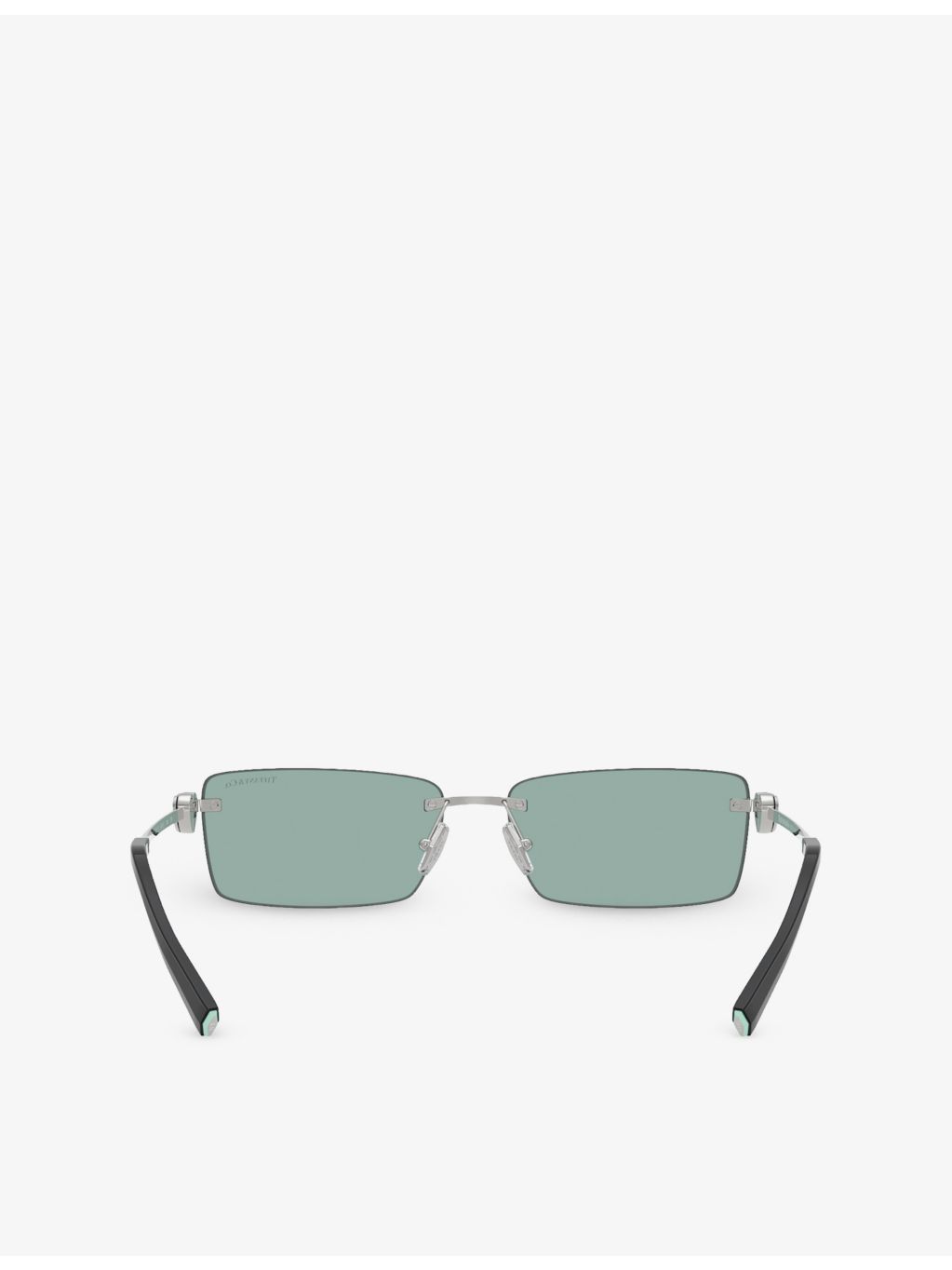 Tiffany & Co rectangle-frame metal sunglasses TF3108B (British brand)