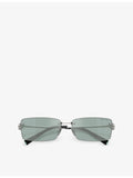 Tiffany & Co rectangle-frame metal sunglasses TF3108B (British brand)
