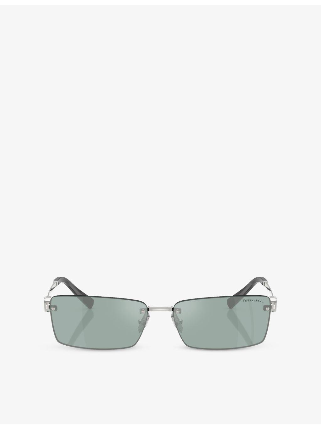 Tiffany & Co rectangle-frame metal sunglasses TF3108B (British brand)