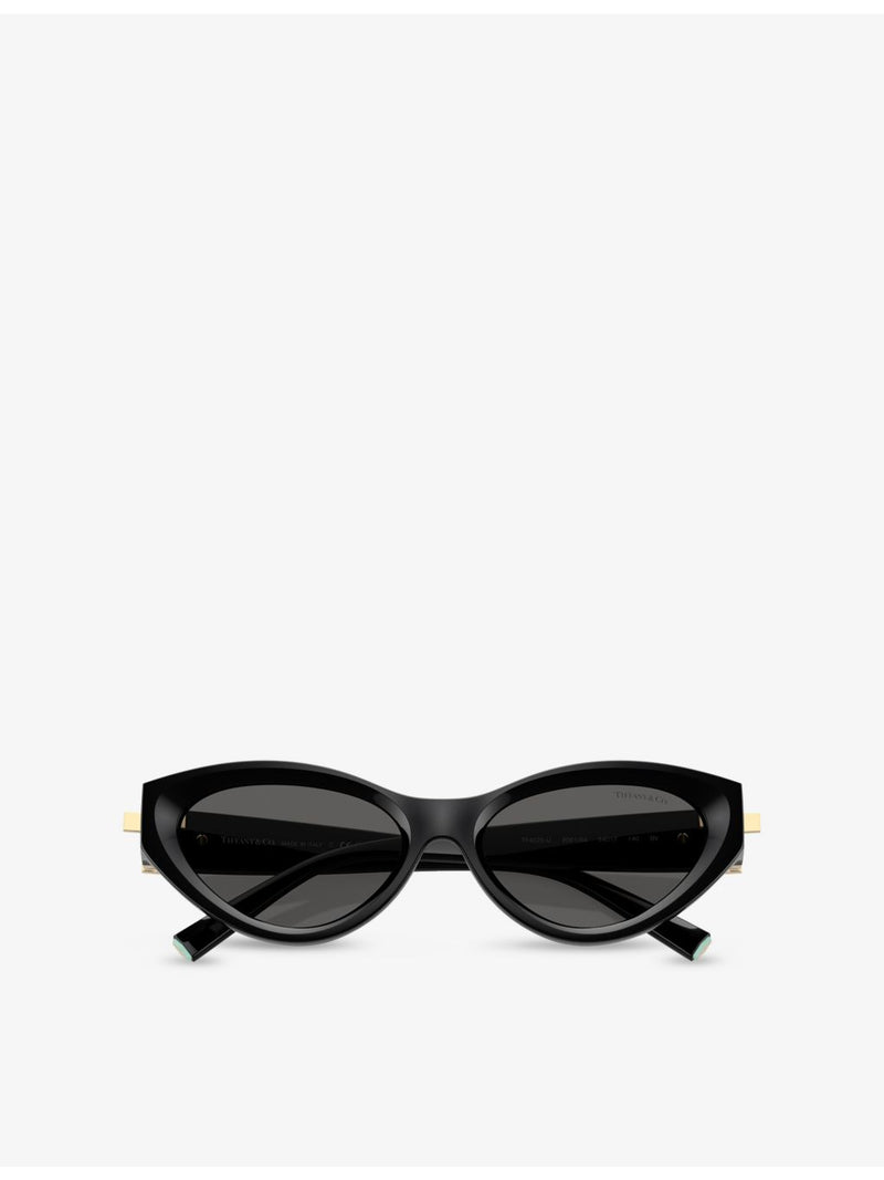 Tiffany & Co TF4225U oval-frame acetate sunglasses (British brand)