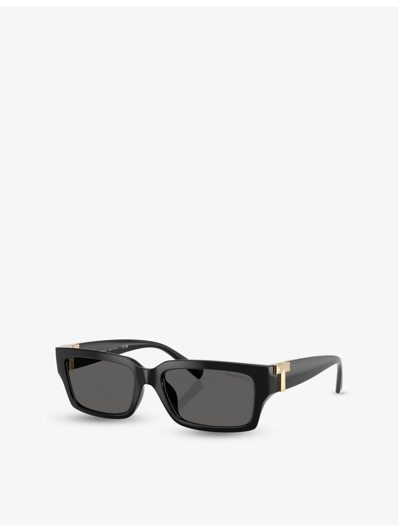 Tiffany & Co rectangle-frame acetate sunglasses TF4226U (British brand)