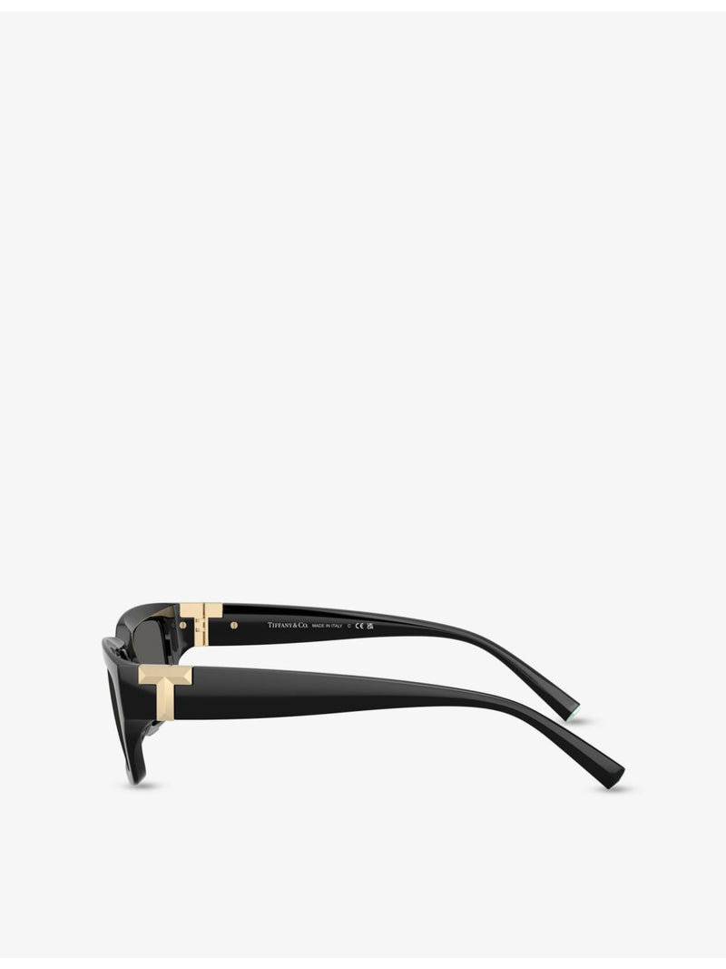 Tiffany & Co rectangle-frame acetate sunglasses TF4226U (British brand)