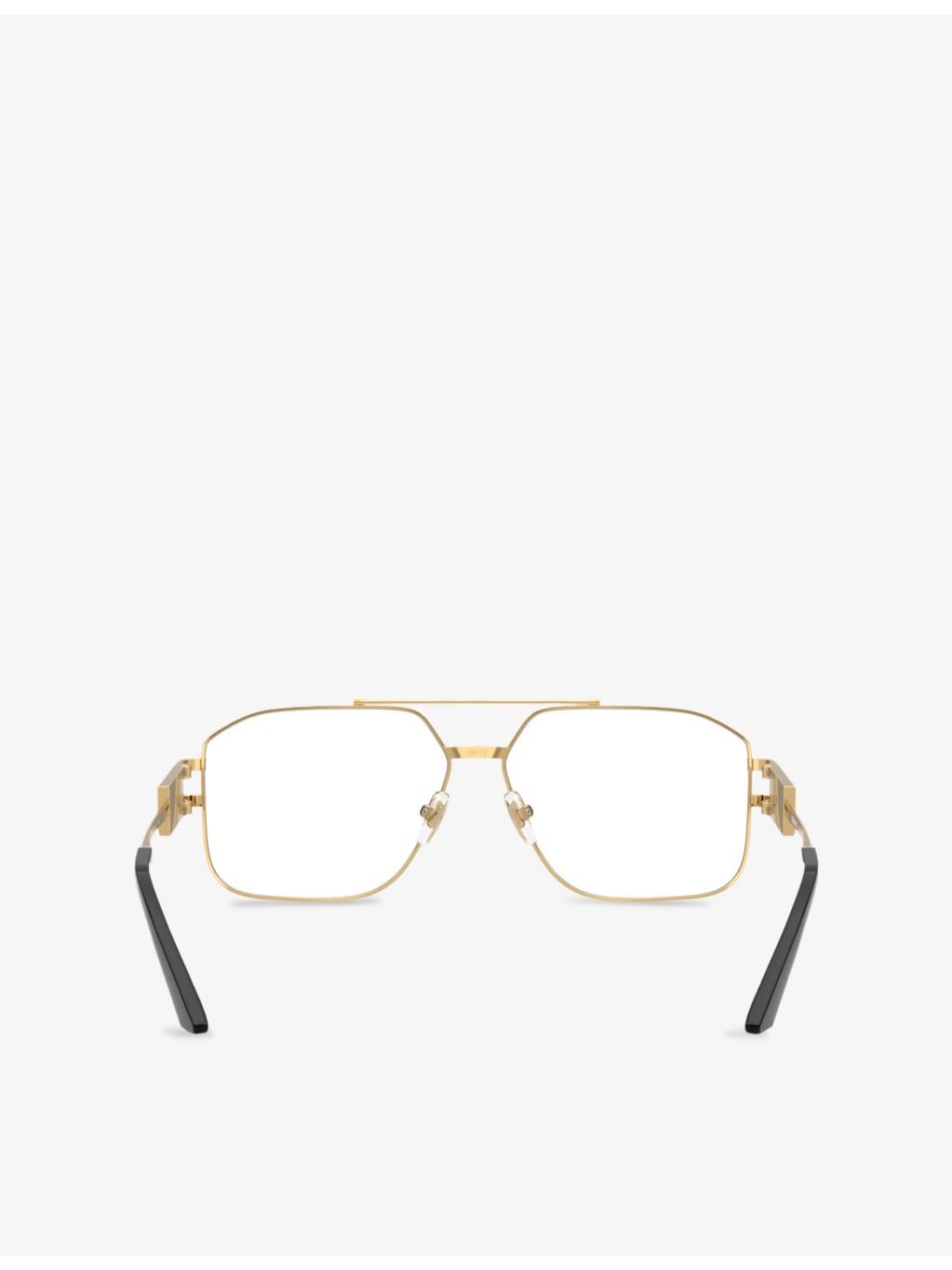 Versace VE1302 irregular-frame metal optical glasses, imported from the UK