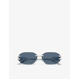 Versace VE2274 irregular-frame metal sunglasses (British brand)