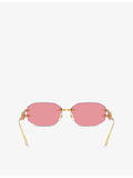 Versace VE2274 irregular-frame metal sunglasses (British brand)