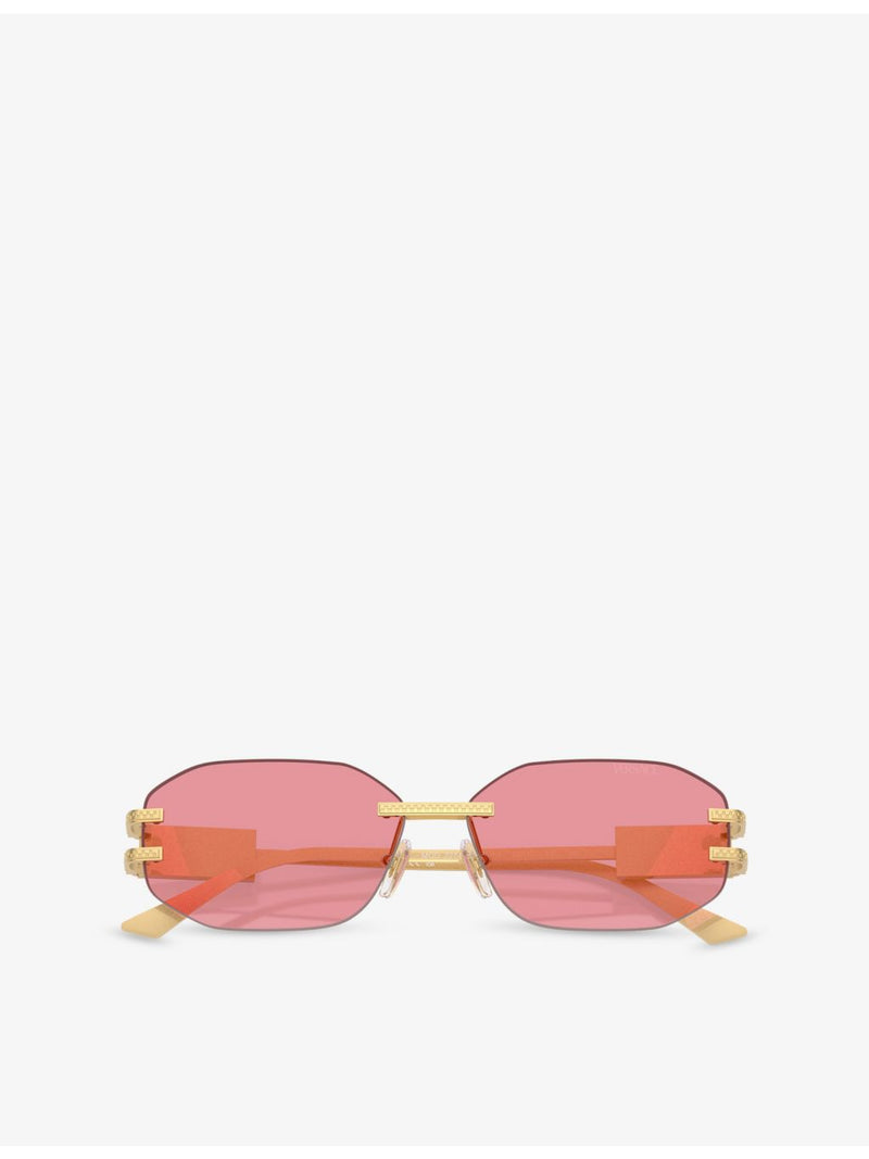 Versace VE2274 irregular-frame metal sunglasses (British brand)