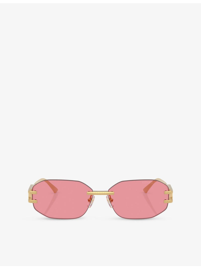 Versace VE2274 irregular-frame metal sunglasses (British brand)