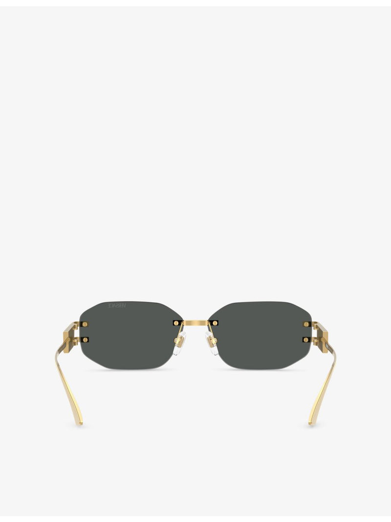 Versace VE2274 irregular-frame metal sunglasses (British brand)