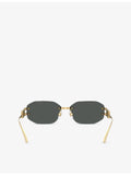 Versace VE2274 irregular-frame metal sunglasses (British brand)