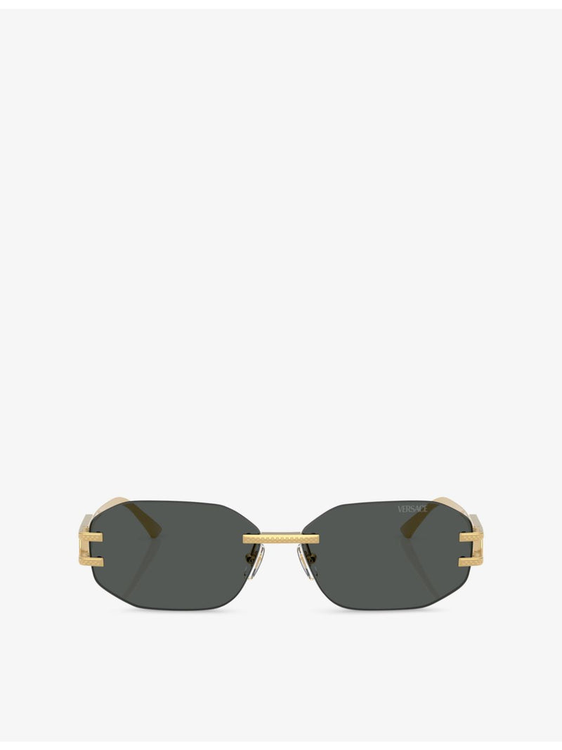 Versace VE2274 irregular-frame metal sunglasses (British brand)