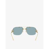 Versace VE2275 irregular-frame metal sunglasses (British brand)