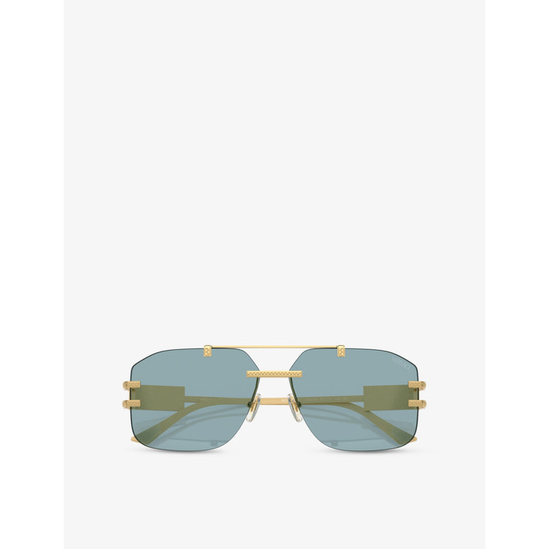Versace VE2275 irregular-frame metal sunglasses (British brand)