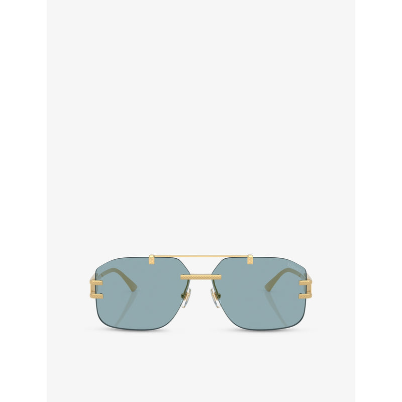 Versace VE2275 irregular-frame metal sunglasses (British brand)