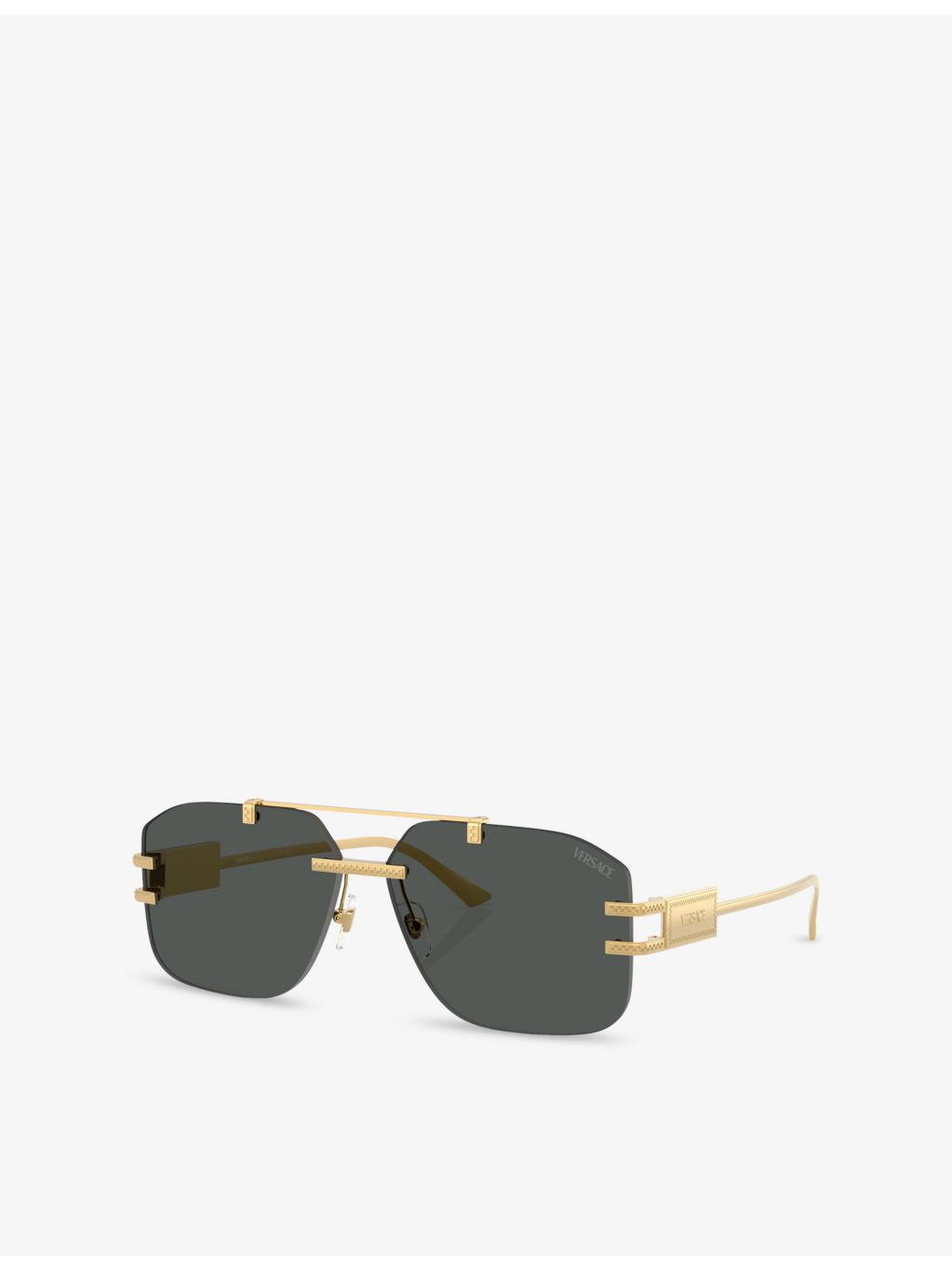 Versace VE2275 irregular-frame metal sunglasses (British brand)