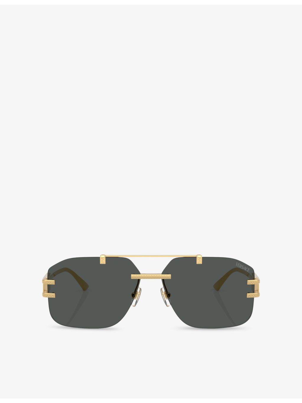 Versace VE2275 irregular-frame metal sunglasses (British brand)