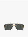 Versace VE2275 irregular-frame metal sunglasses (British brand)