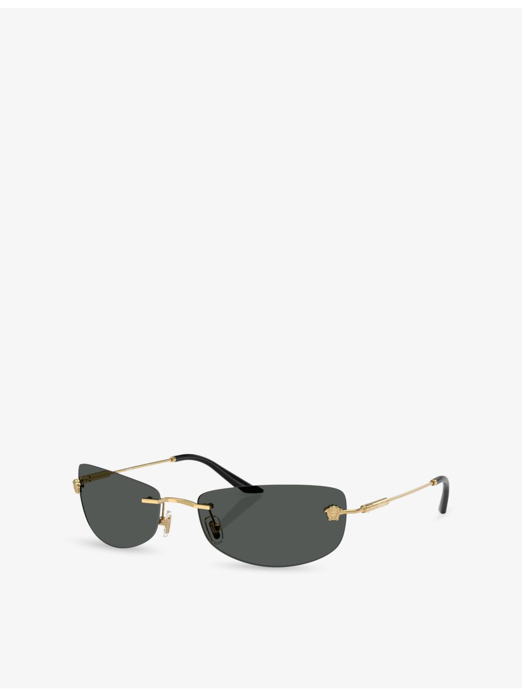 Versace VE2279 metal sunglasses with rectangle frame, UK version