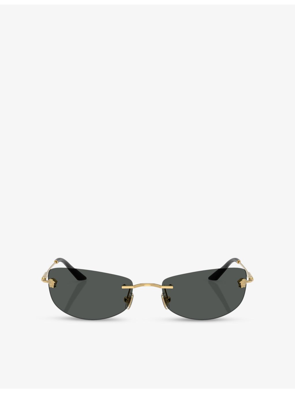 Versace VE2279 metal sunglasses with rectangle frame, UK version