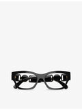 Versace cat-eye optical glasses clear lenses acetate frame, imported from the UK