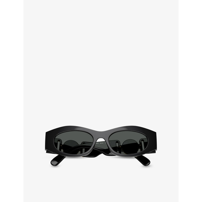 Versace VE4480U oval-frame acetate sunglasses, UK version