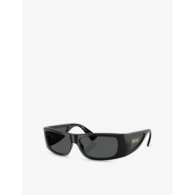 Versace VE4482 pillow-frame acetate sunglasses, imported from the UK