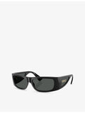 Versace VE4482 pillow-frame acetate sunglasses, imported from the UK