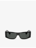 Versace VE4482 pillow-frame acetate sunglasses, imported from the UK