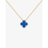 Van Cleef & Arpels Alhambra 18ct gold and agate pendant, UK version