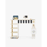 Le Toy Van wooden supermarket till playset with accessories - British product